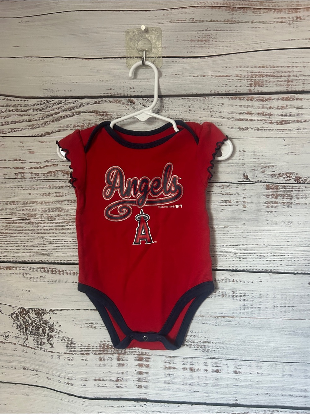 Anaheim Angels baby onesie size 6-9 months